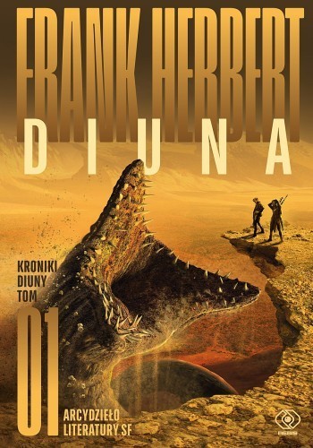 Okładka książki Diuna, autor Frank Herbert