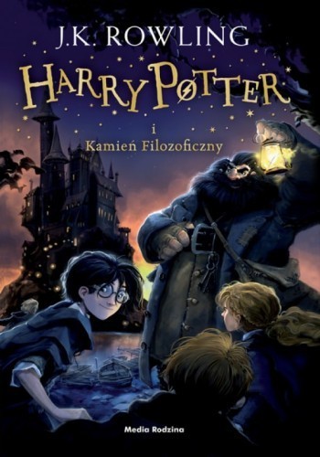 Okładka książki Harry Potter i Kamień Filozoficzny, autor J. K. Rowling